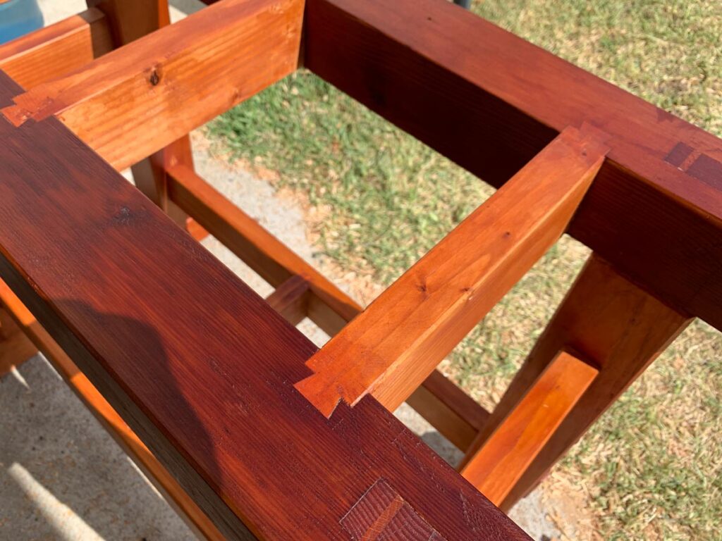 Timber Framed Workbench