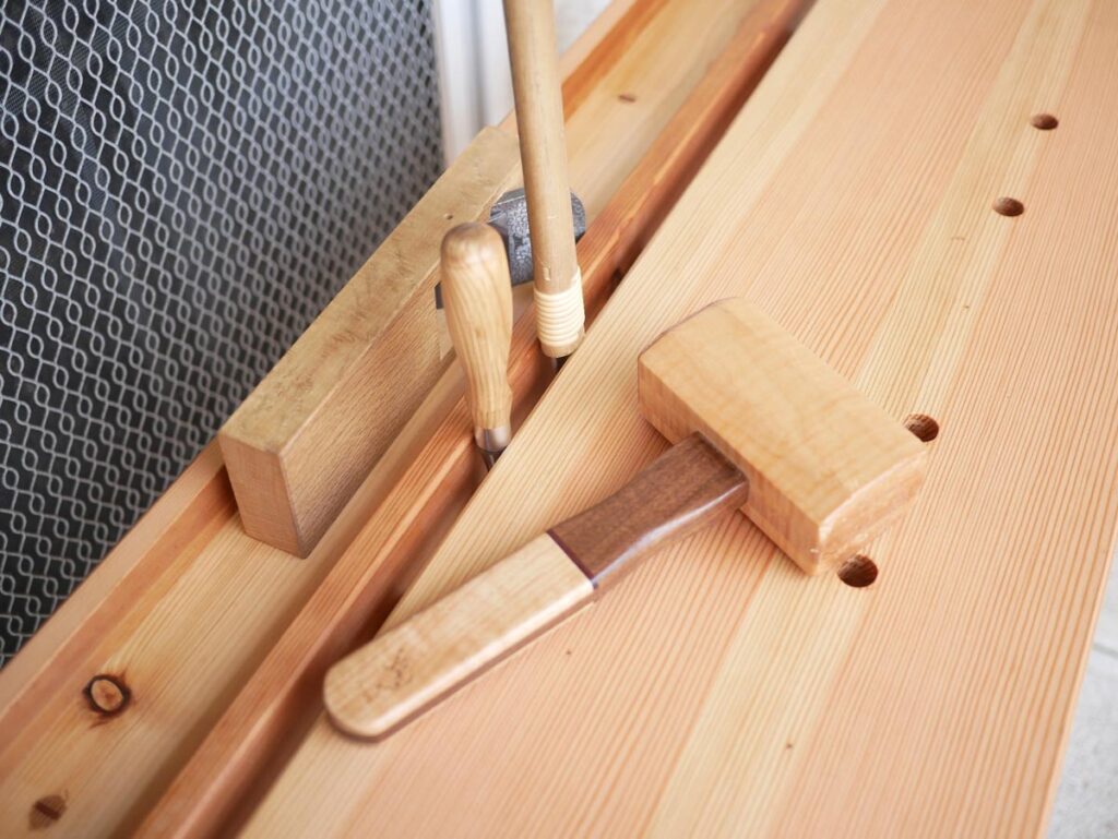 Timber Framed Workbench